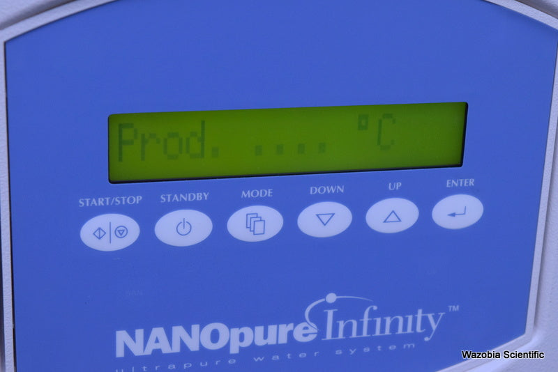 BARNSTEAD NANOPURE INFINITY ULTRAPURE WATER SYSTEM MODEL D8991