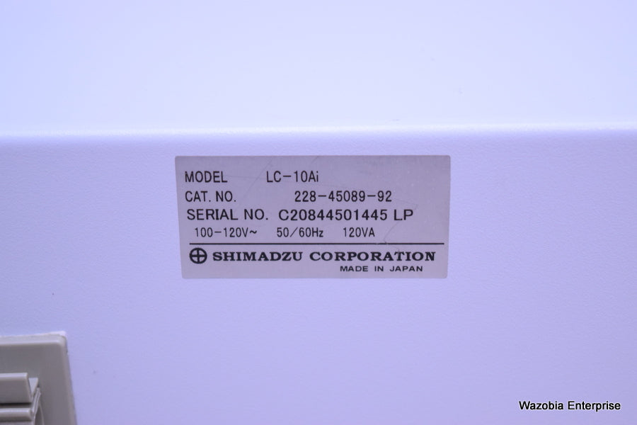 SHIMADZU LC-10AI HPLC PUMP