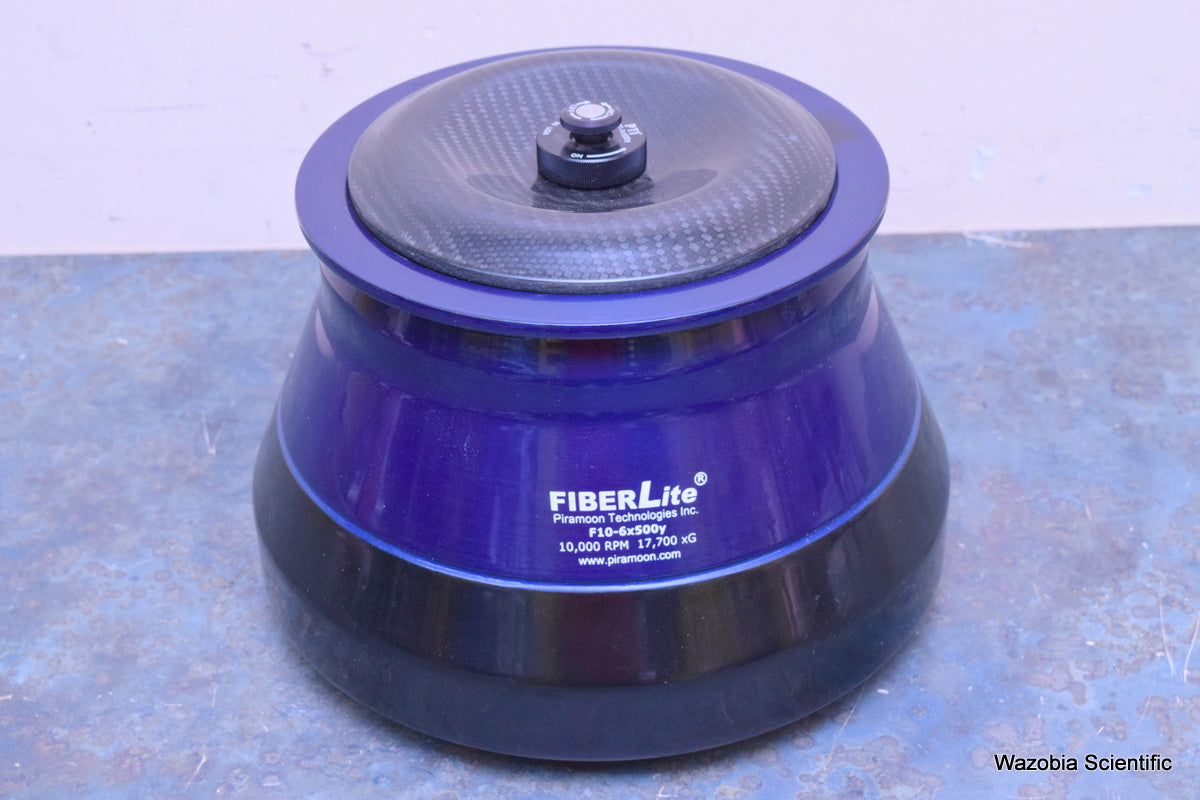 PIRAMOON TECHNOLOGIES F10-6X500Y FIXED ANGLE F10S-6X500 CENTRIFUGE ROTOR 10,000