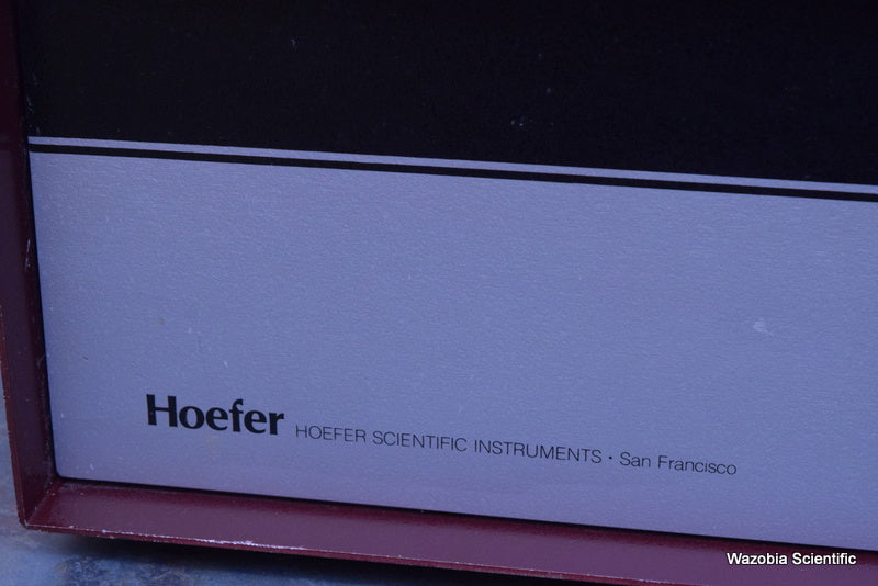 HOEFER SCIENTIFIC INSTRUMENTS UV CROSSLINKER MODEL UVC-1000