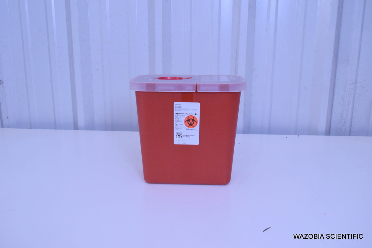 COVIDIEN SHARP SAFETY SHARPS CONTAINER 2 GALLON LOT OF 20