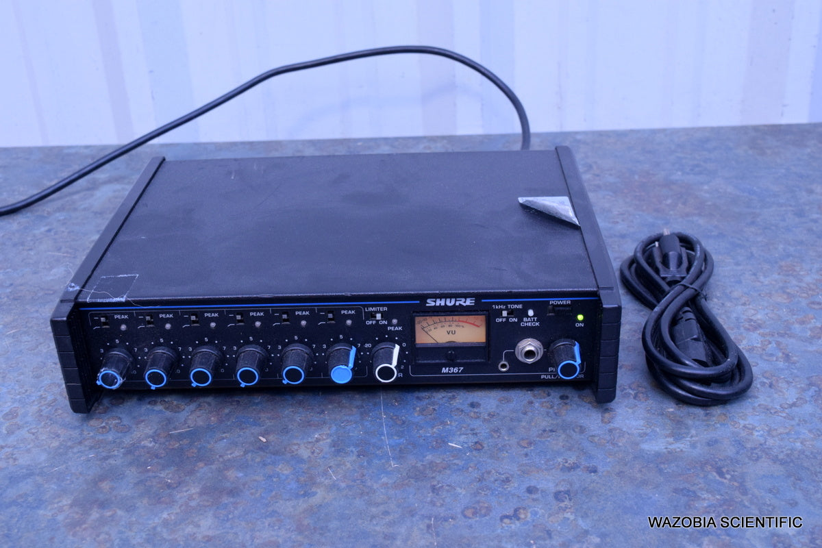 SHURE M367 6 CHANNEL MICROPHONE MIXER