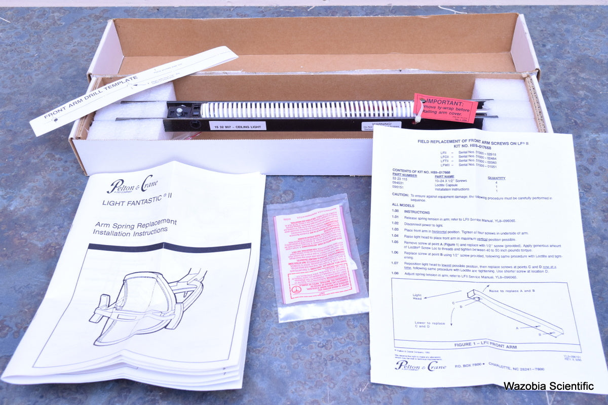 PELTON & CRANE MECHANICAL SPRING REPLACEMENT LFCII/LFTII KIT 15 32 907 LFCII LFT