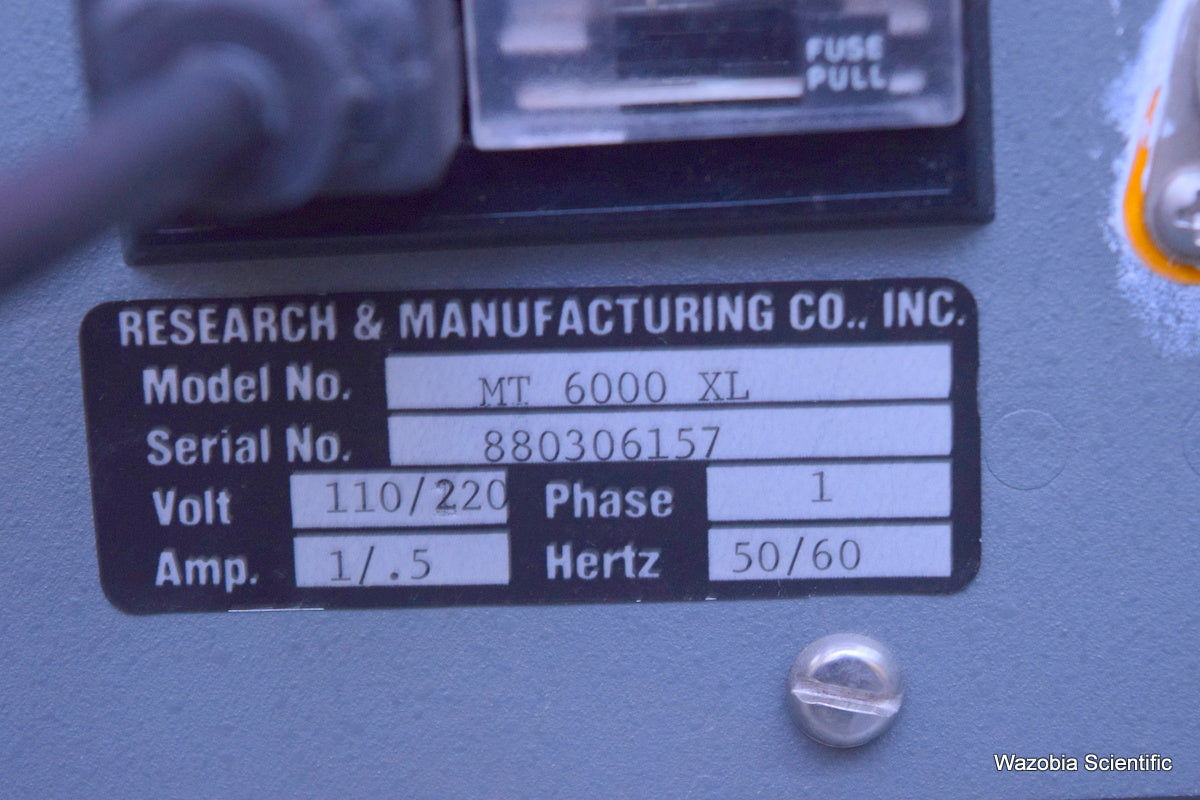 RMC MT6000-XL MT 6000 XL MICROTOMY CRYOBIOLOGY MICROTOME