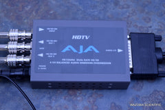 HDTV AJA HD10AMA DUAL RATE HD/SD 4 CHANNEL BALANCED AUDIO EMBEDDER DISEMBEDDER