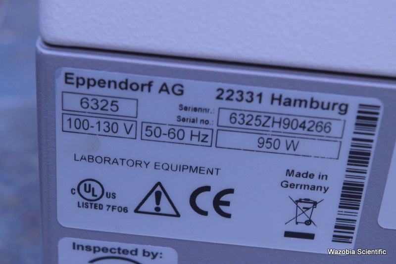 EPPENDORF VAPO PROTECT MASTERCYCLER PRO S 96 WELLS MODEL 6325
