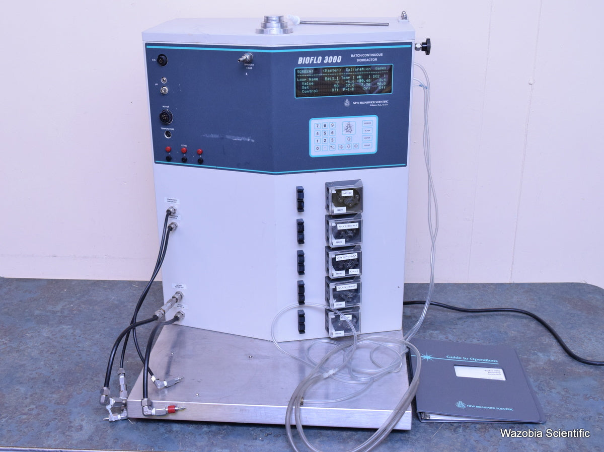 NEW BRUNSWICK SCIENTIFIC  BIOFLO 3000 BATCH CONTINUOUS BIOREACTOR M1227-1007
