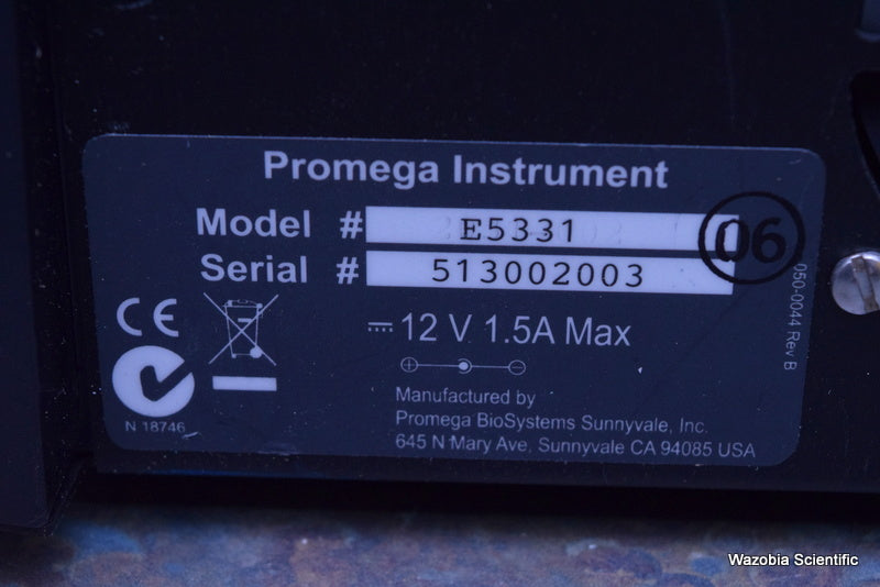 PROMEGA GLOMAX 20/20 LUMINOMETER MODEL E5331