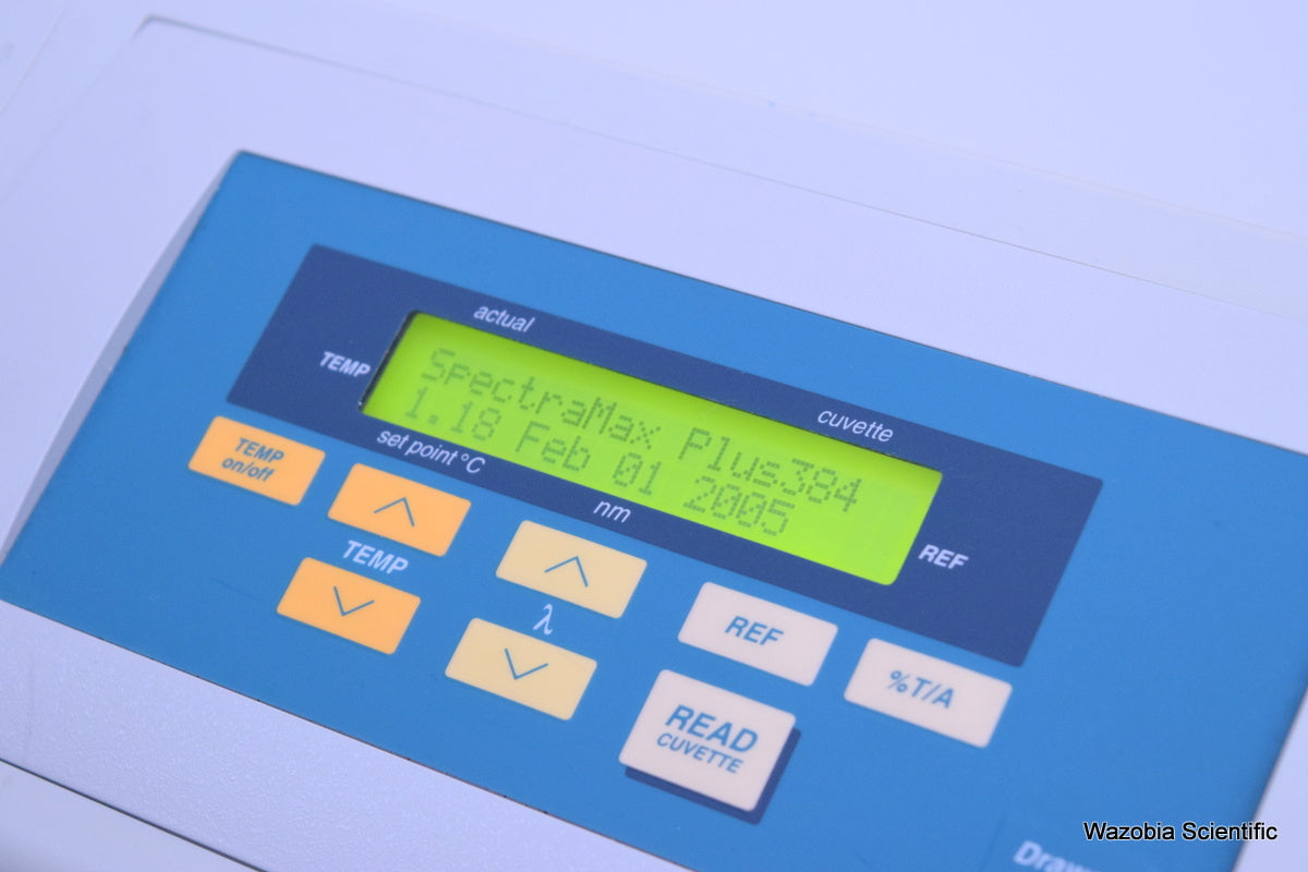 MOLECULAR DEVICES SPECTRAMAX 384 PLUS MICROPLATE SPECTROPHOTOMETER