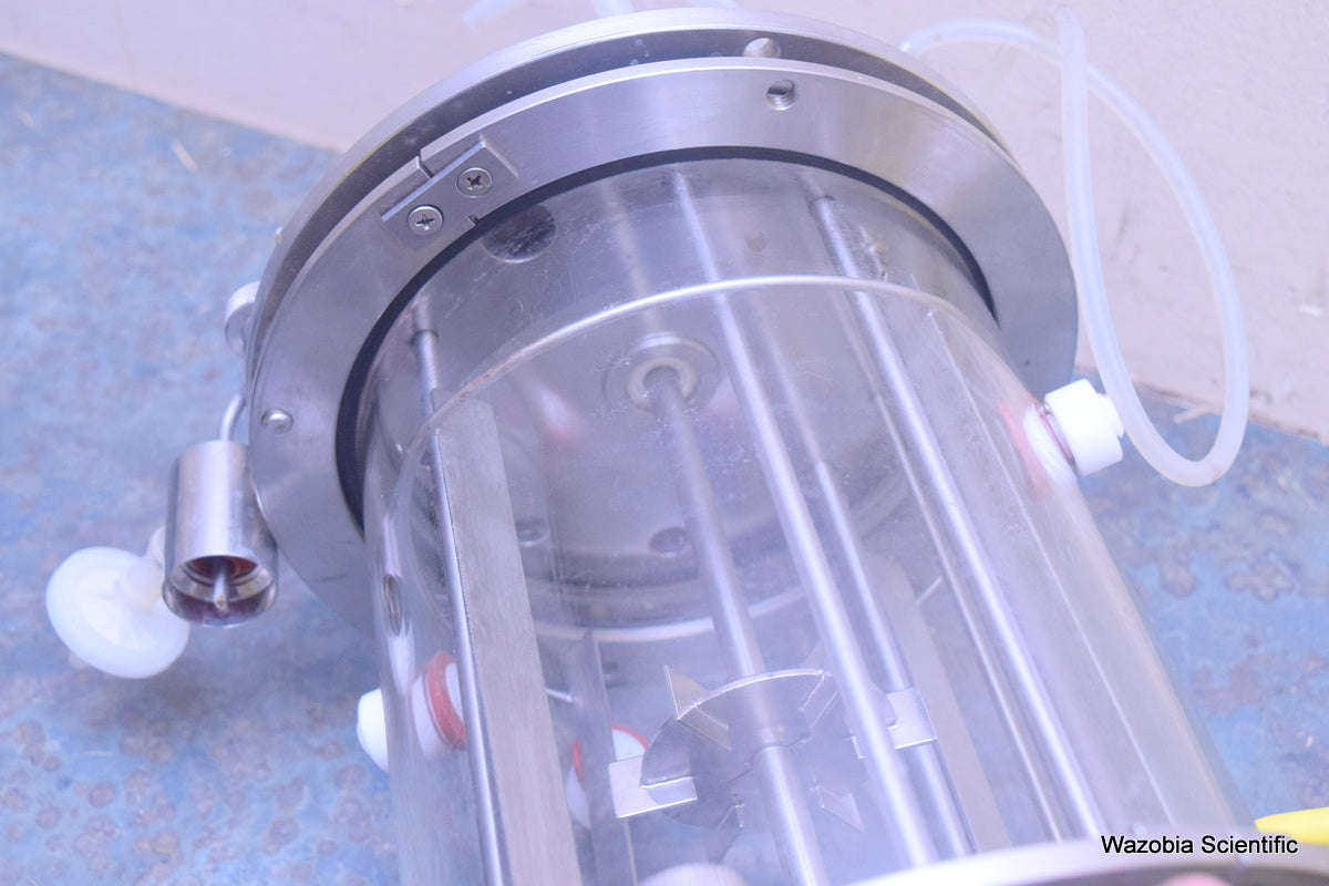 NEW BRUNSWICK SCIENTIFIC BIOFLO FERMENTOR BIOREACTOR 5L VESSEL