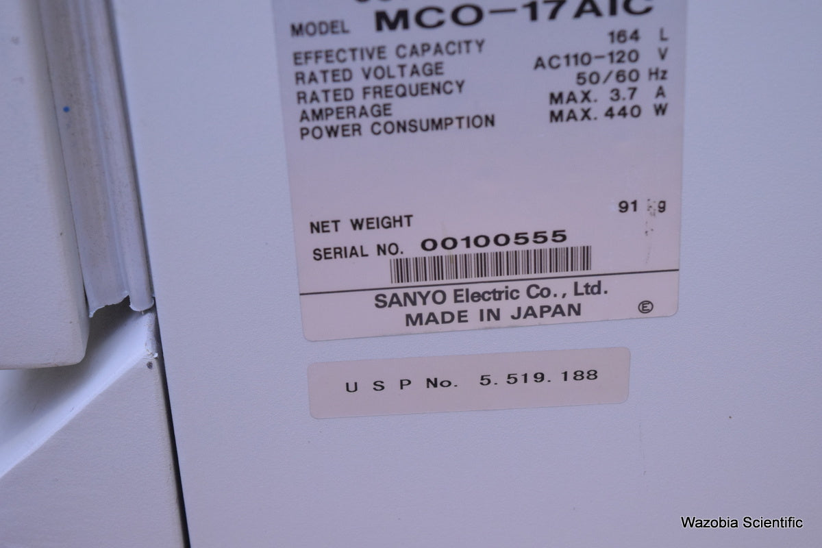 SANYO CO2 INCUBATOR MCO-17AIC 17 AIC