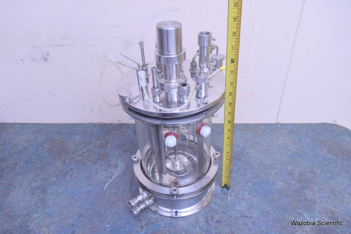 NEW BRUNSWICK SCIENTIFIC BIOFLO FERMENTOR BIOREACTOR 5L VESSEL