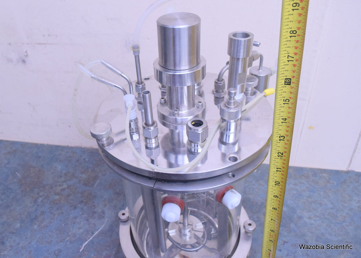 NEW BRUNSWICK SCIENTIFIC BIOFLO FERMENTOR BIOREACTOR 5L VESSEL