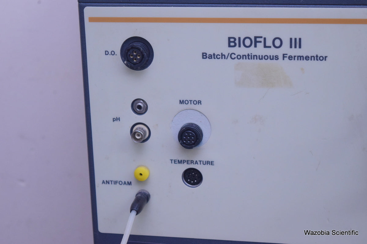 NEW BRUNSWICK SCIENTIFIC BIOFLO III BATCH CONTINUOUS FERMENTOR