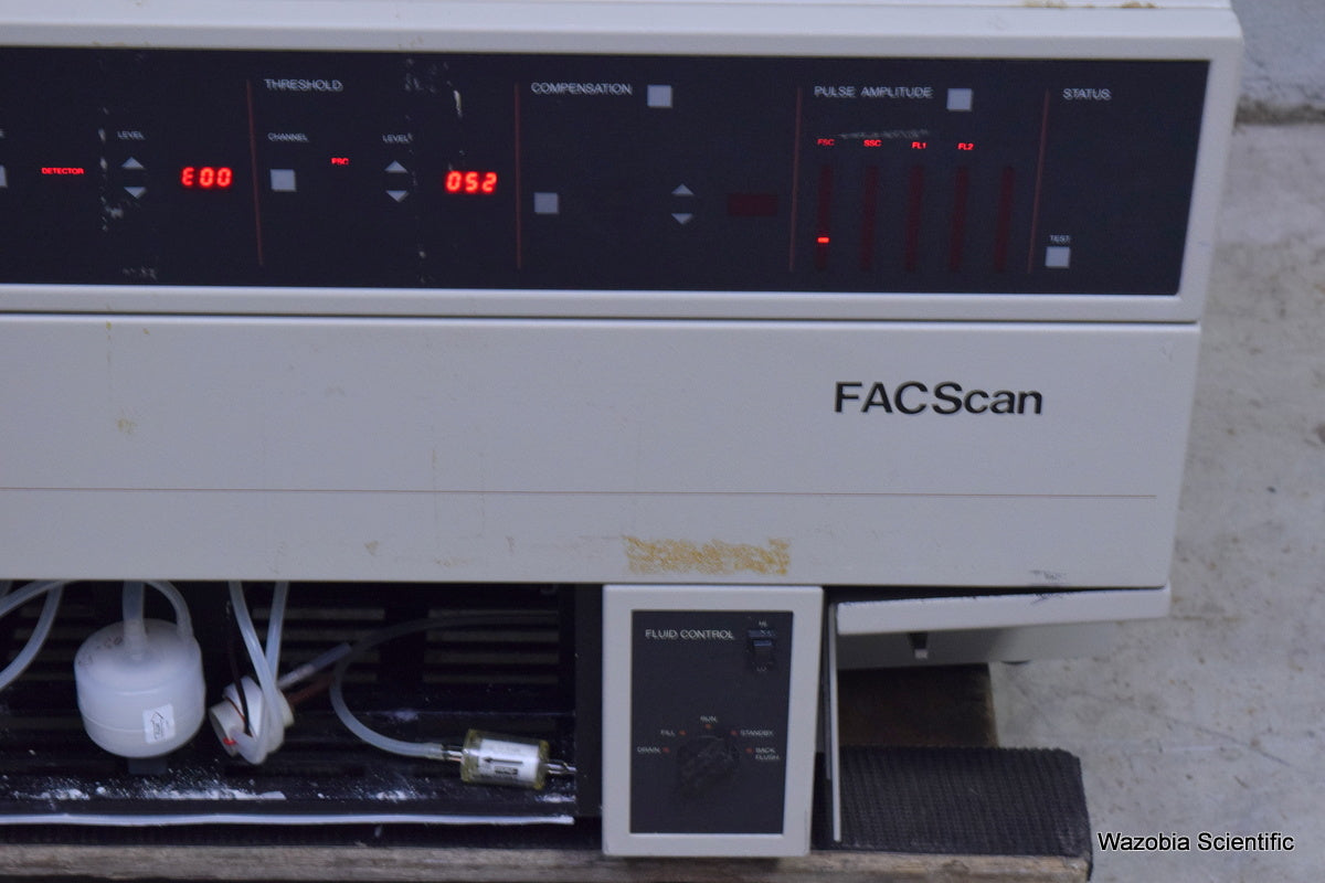 BD BECTON DICKINSON FACSCAN FLUORESCENCE ACTIVATED CELL ANALYZER WITH DETECTORS