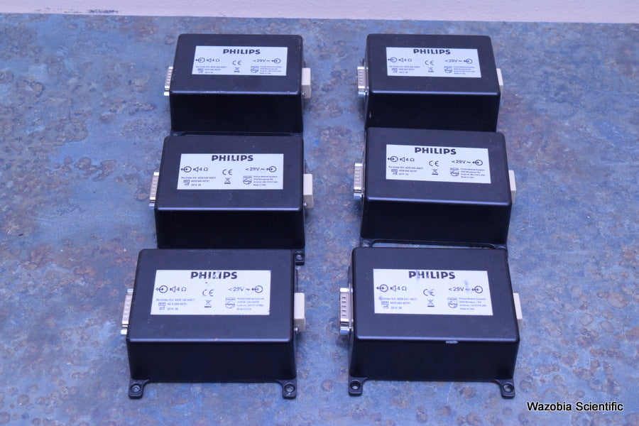 LOT OF 6 PHILIPS MEDICAL SYSTEMS 453564044781 REMOTE KIT TRANSMITTER