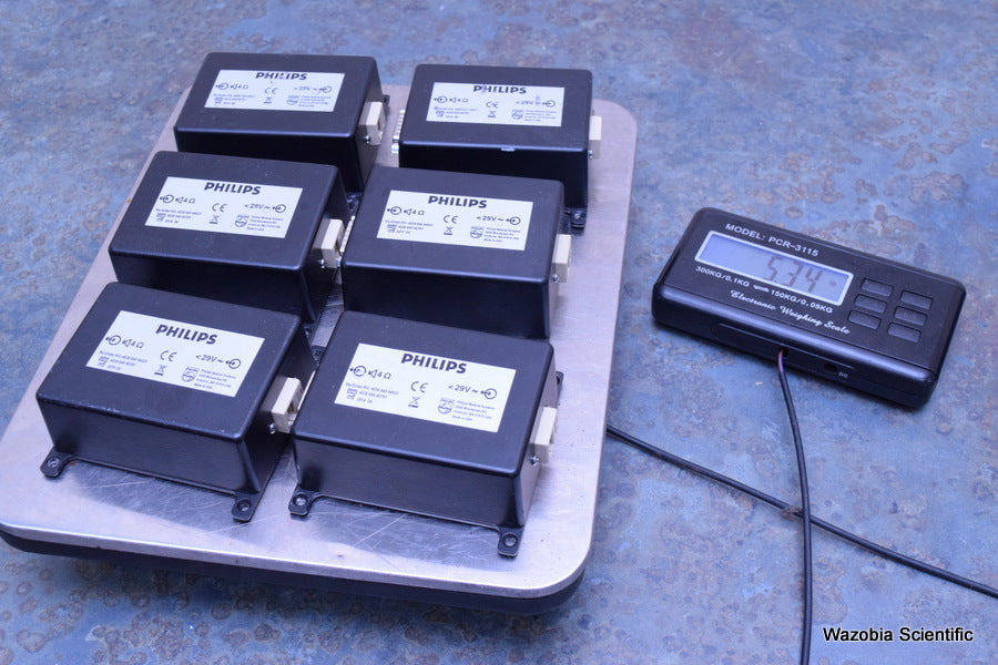 LOT OF 6 PHILIPS MEDICAL SYSTEMS 453564044781 REMOTE KIT TRANSMITTER