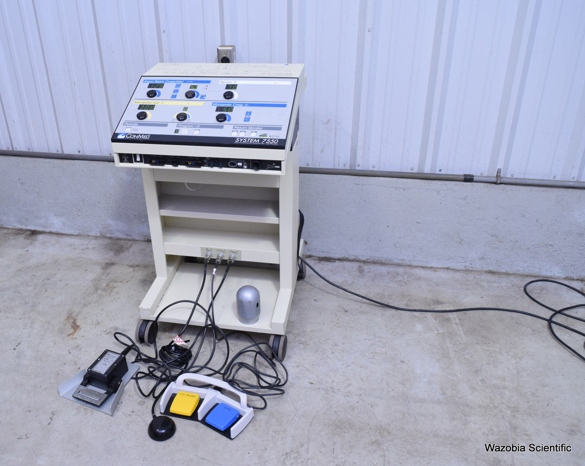 CONMED SYSTEM 7550 ELECTROSURGICAL GENERATOR ABC MODES 60-7500-120 WITH 13-0146