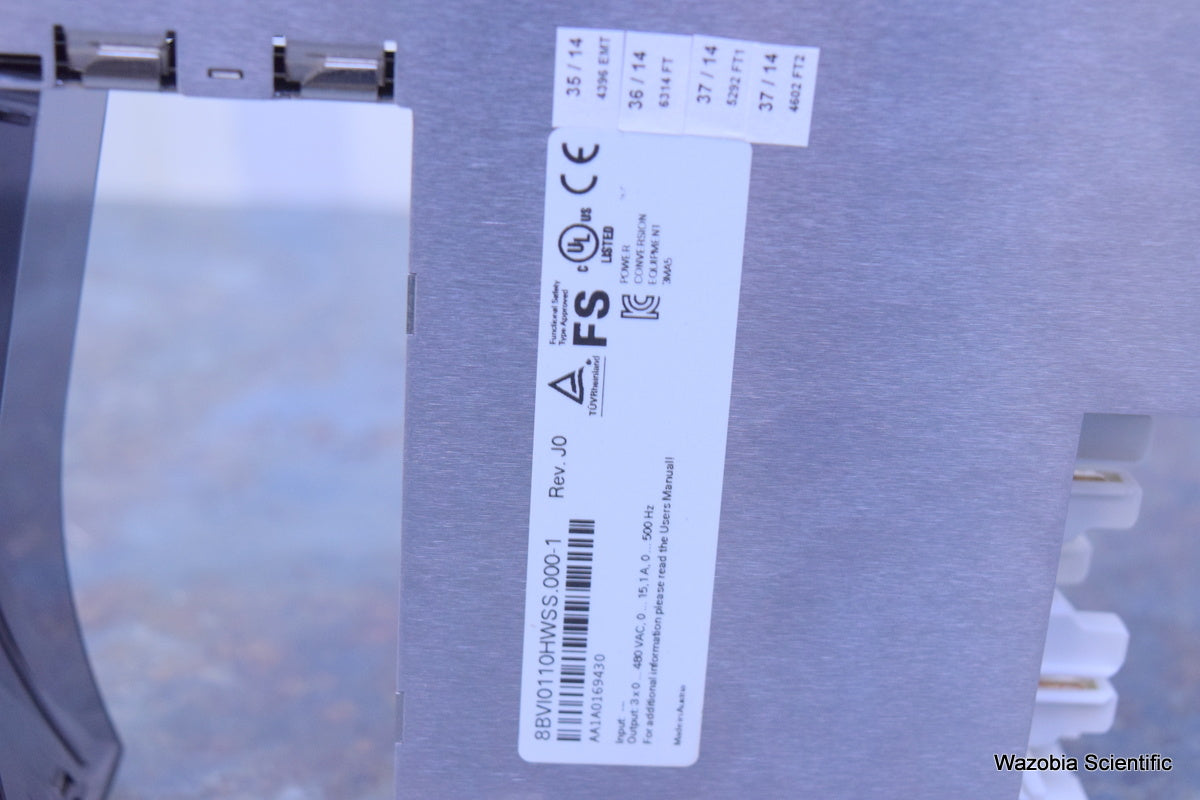BR B&R AUTOMATION ACOPOS MULTI SAFEMC I0110SS 8BVI011HWSS.00-1 REV JO INVERTER