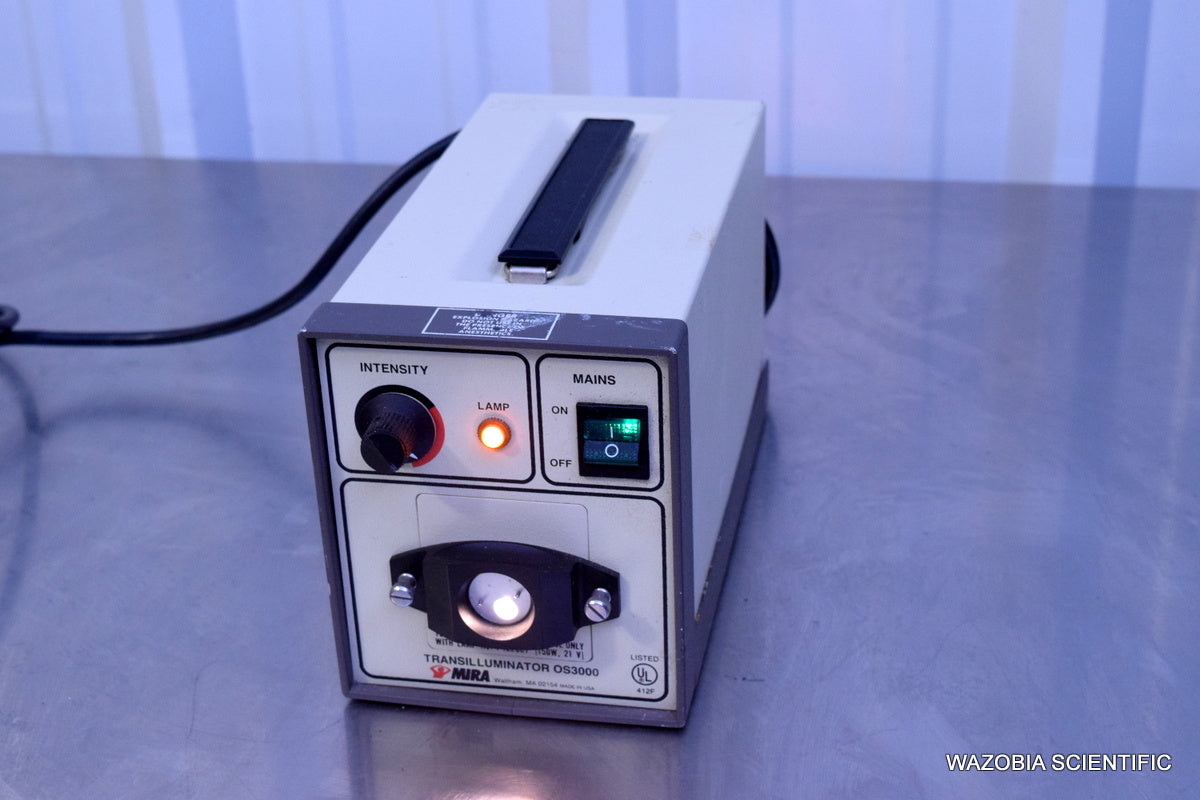 MIRA TRANSILLUMINATOR OS3000 MICROSCOPE LIGHT SOURCE ILLUMINATOR MEDICAL INSTRUM