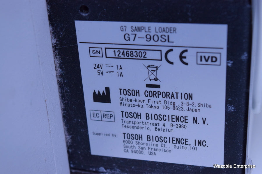 TOSOH G7 AUTOMATED HPLC GLYCOHEMOGLOBIN ANALYZER HLC-723G7