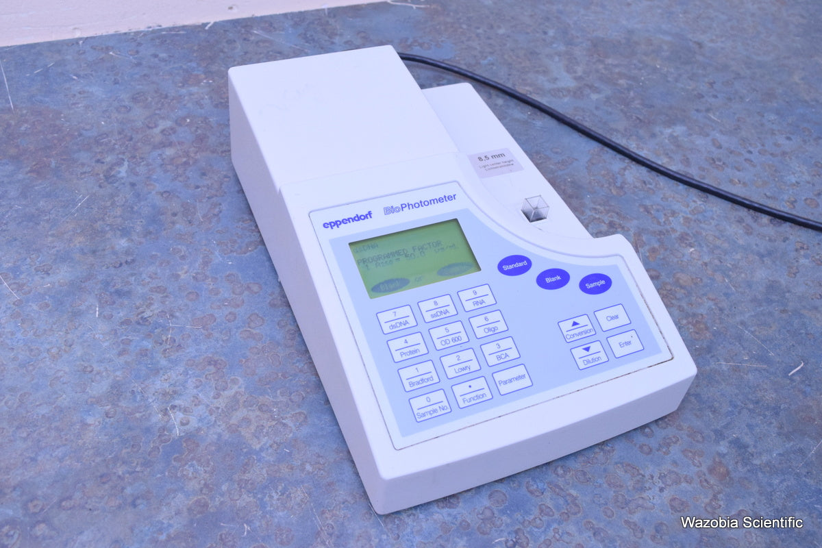 EPPENDORF BIOPHOTOMETER BIO PHOTOMETER SPECTROPHOTOMETER