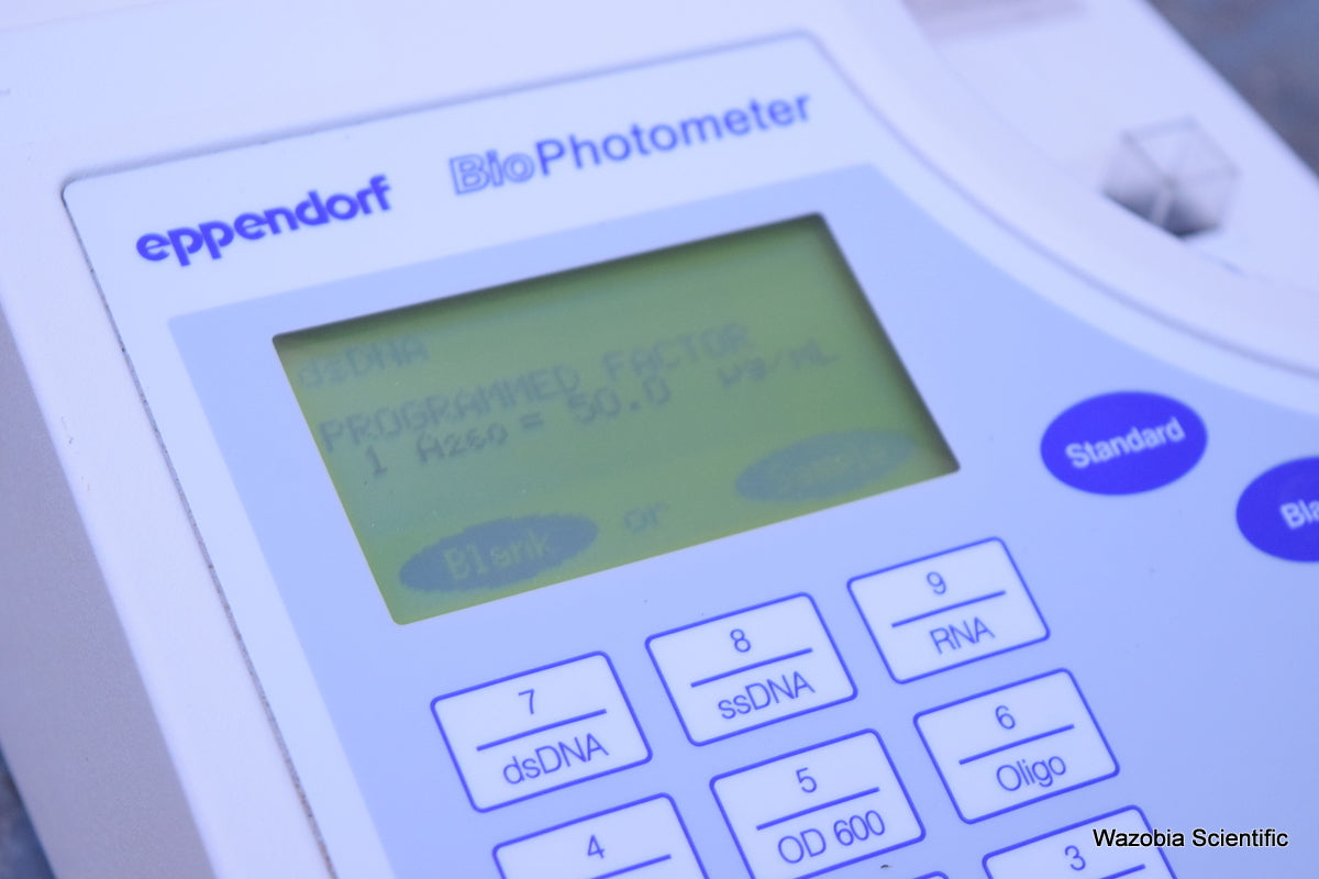 EPPENDORF BIOPHOTOMETER BIO PHOTOMETER SPECTROPHOTOMETER