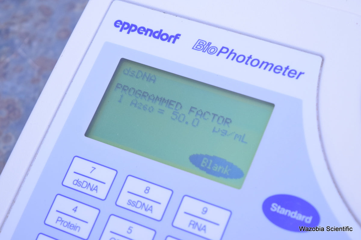 EPPENDORF BIOPHOTOMETER BIO PHOTOMETER SPECTROPHOTOMETER