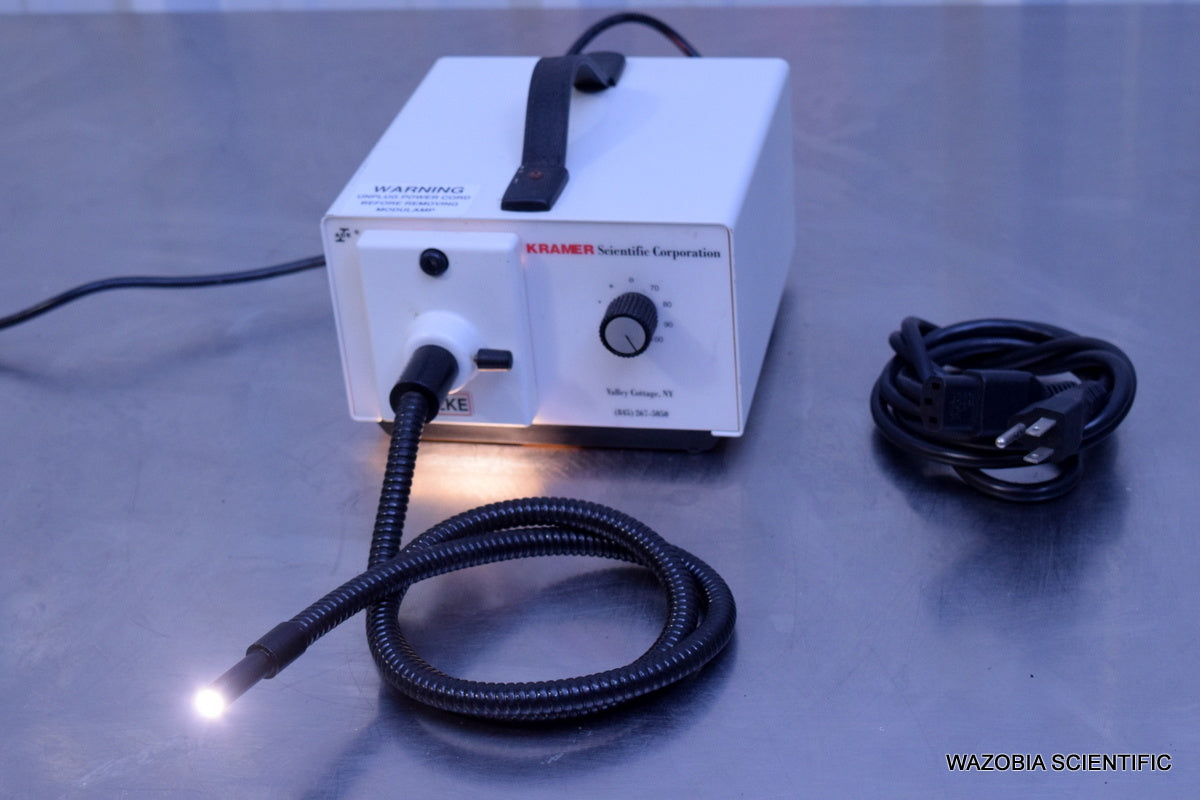 SCHOTT-FOSTEC 20500 MICROSCOPE LIGHT SOURCE ILLUMINATOR EKE KRAMER SCIENTIFIC