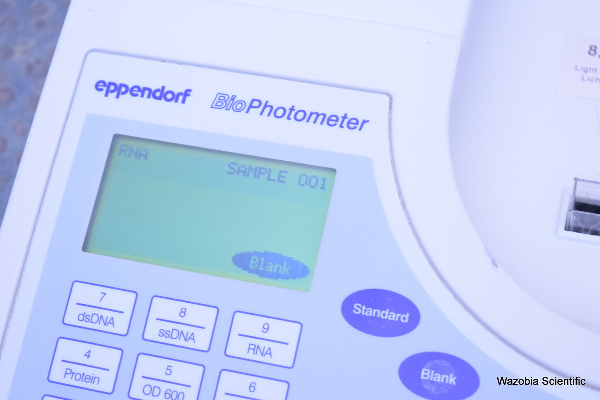 EPPENDORF BIOPHOTOMETER BIO PHOTOMETER SPECTROPHOTOMETER