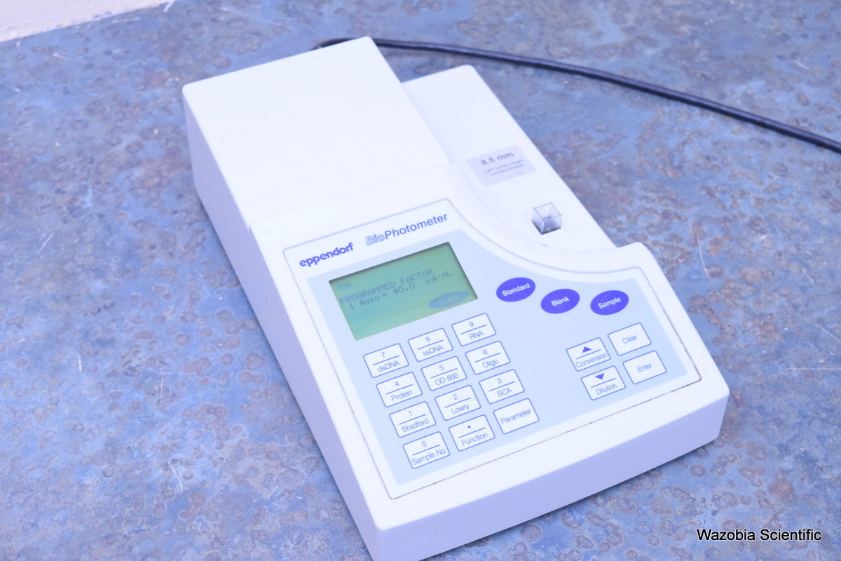 EPPENDORF BIOPHOTOMETER BIO PHOTOMETER SPECTROPHOTOMETER