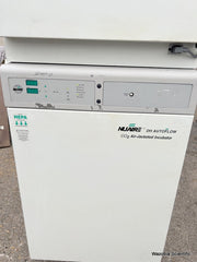 DOUBLE STACKED NUAIRE DH AUTOFLOW CO2 AIR-JACKETED INCUBATOR MODEL NU-5510