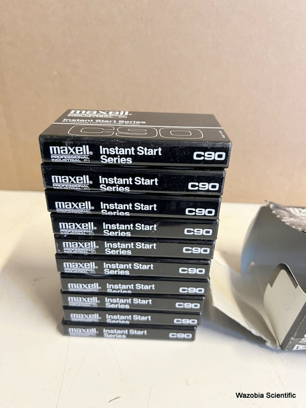 10 MAWELL C90 P/I CASSETTE LOW NOISE/HIGH OUTPUT