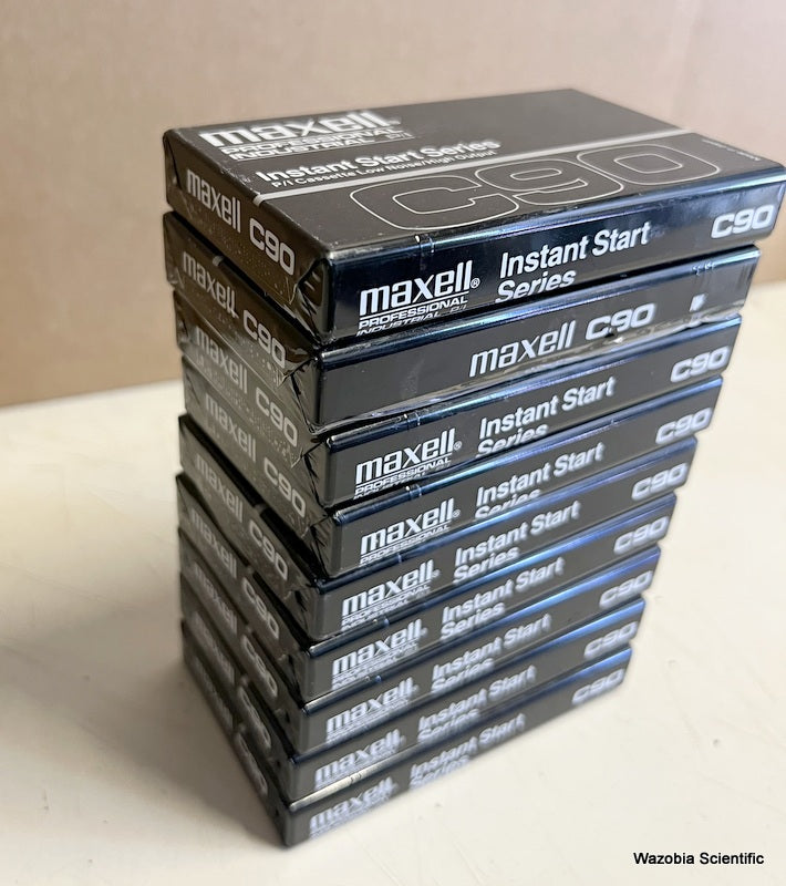 9 MAWELL C90 P/I CASSETTE LOW NOISE/HIGH OUTPUT