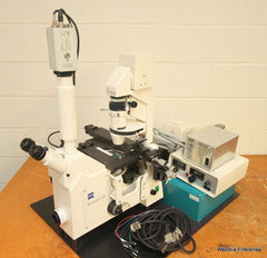 CARL ZEISS AXIOVERT 135 MICROSCOPE PALM MIKROLASER INVERTED CONFOCAL MICROSCOPE