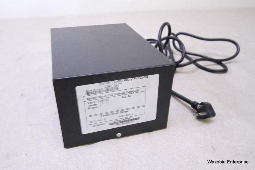 KENDRO LABORATORY PRODUCTS F/S VOLTAGE  SAFEGUAR 5575-3D