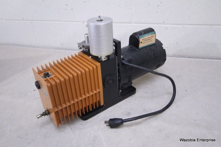ALCATEL 2008A VACUUM PUMP WITH FRANKLIN ELECTRIC MOTOR 1/2 HP