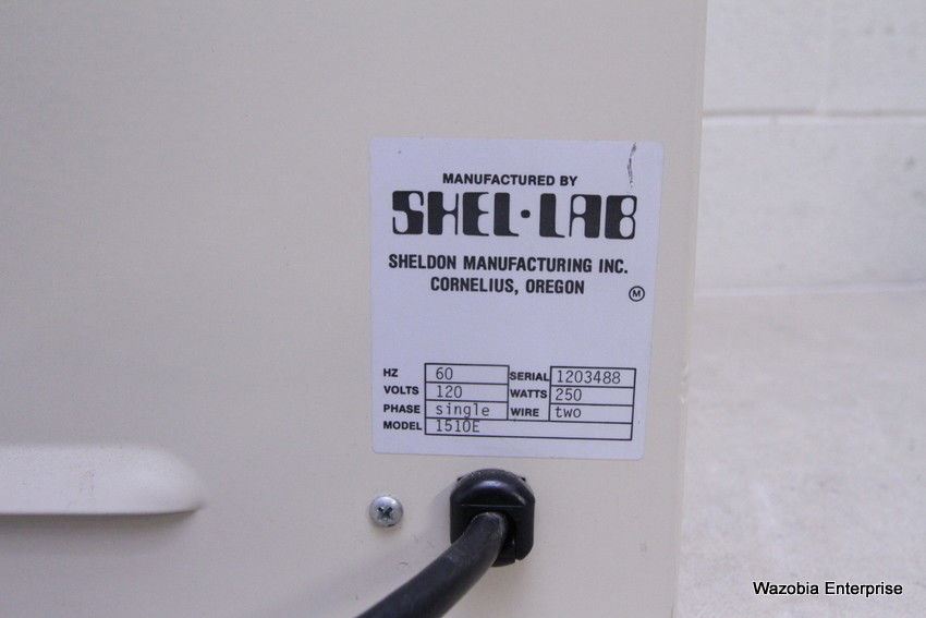 VWR SHEL-LAB  LABORATORY OVEN MODEL 1510E