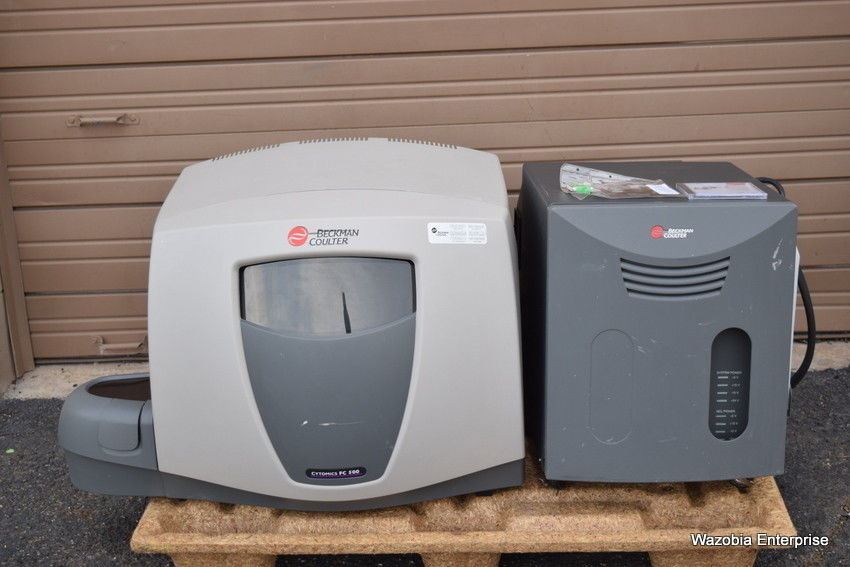 BECKMAN COULTER CYTOMICS FC 500 SERIES CXP  WITH ANALYSIS SOFTWARE AND DONGLE