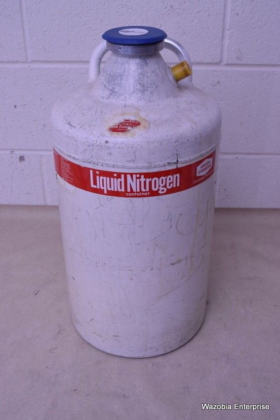 UNION CARBIDE LIQUID NITROGEN CONTAINER  DEWAR CRYOGENIC