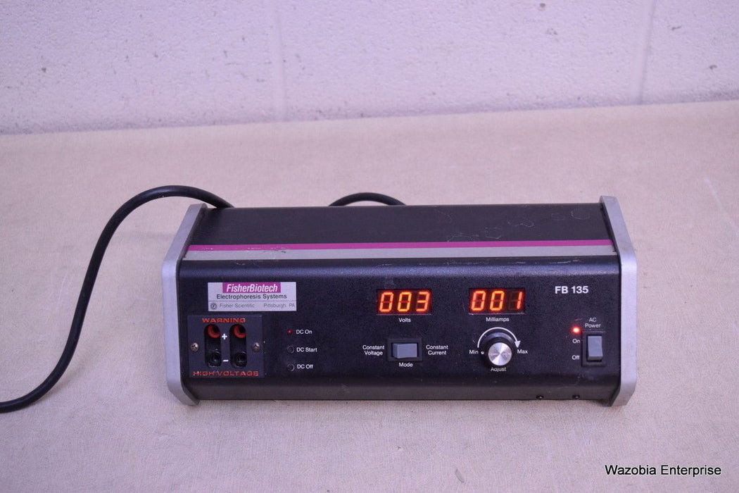 FISHER BIOTECH ELECTROPHORESIS SYSTEM POWER SUPPLY FB 135 FB135