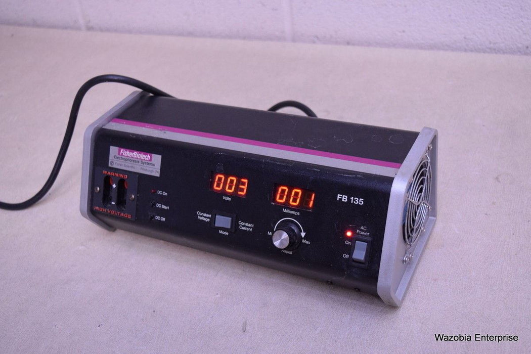 FISHER BIOTECH ELECTROPHORESIS SYSTEM POWER SUPPLY FB 135 FB135