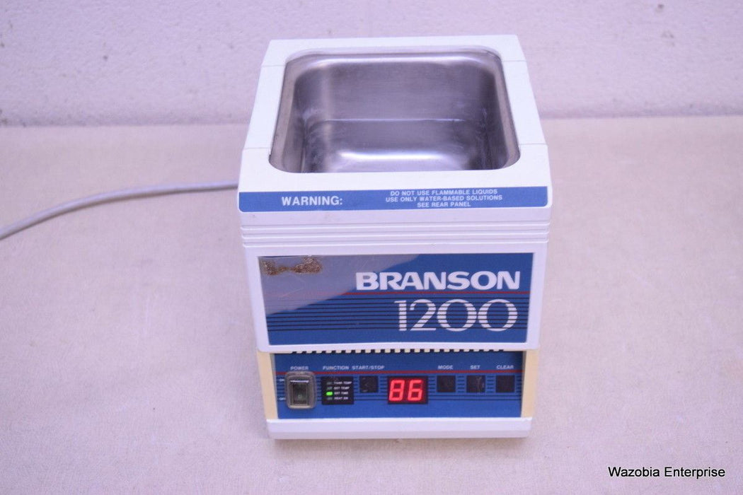 BRANSON BRANSONIC 1200 ULTRASONIC CLEANER WATER BATH