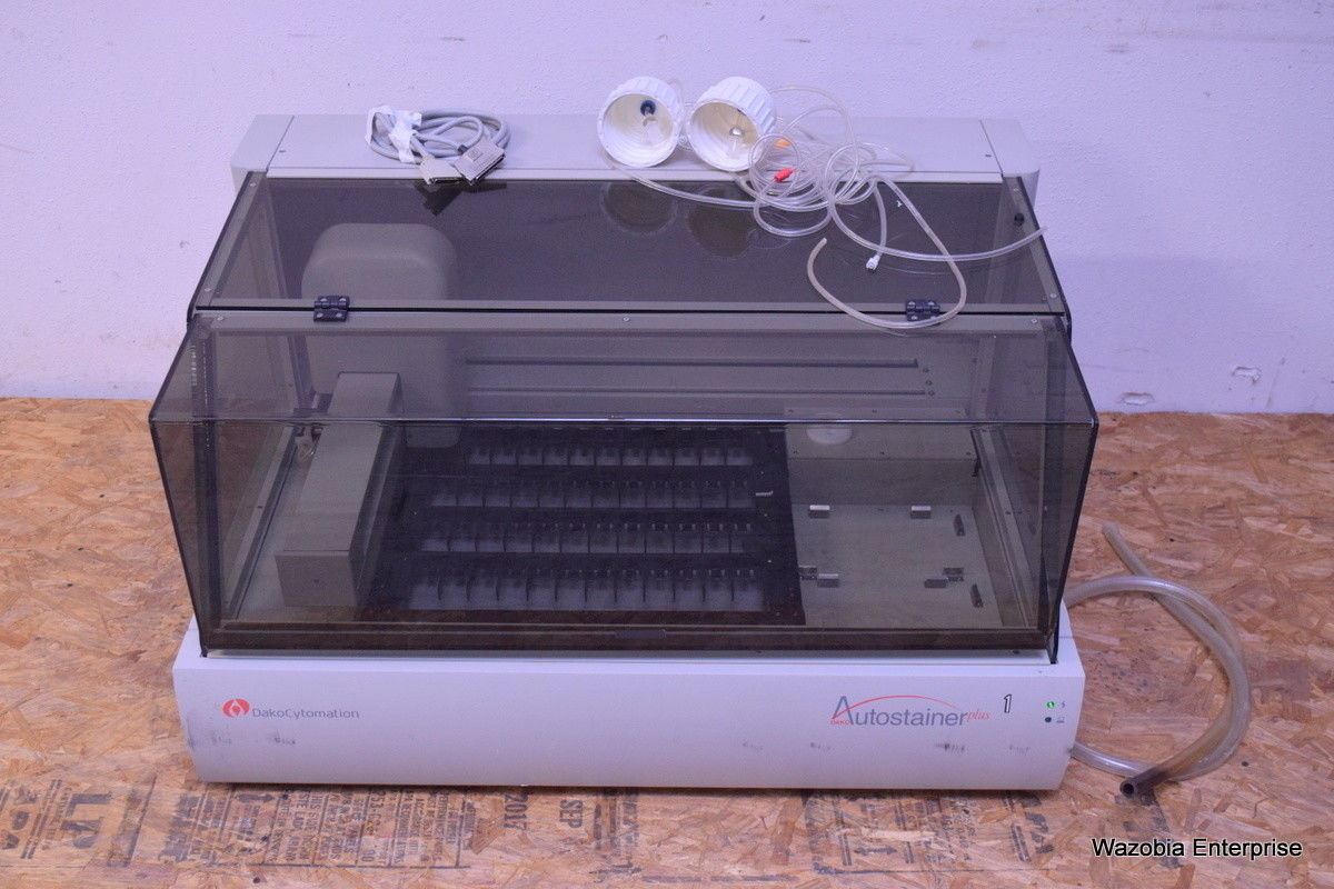 DAKO CYTOMATION AUTOSTAINER PLUS MODEL LV-1 HISTOLOGY PATHOLOGY SLIDE STAINING