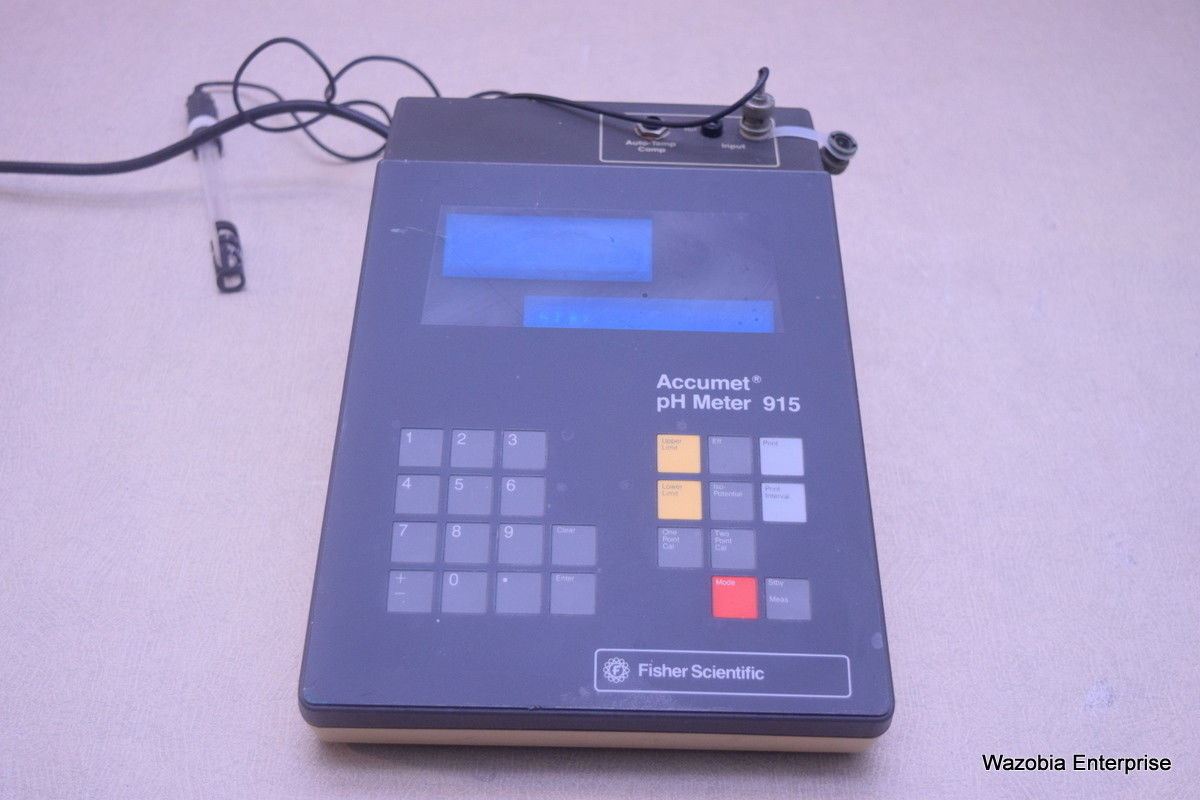 FISHER SCIENTIFIC ACCUMET PH METER MODEL 915