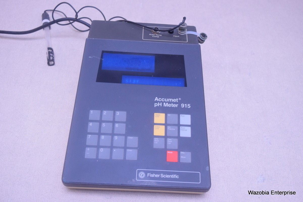 FISHER SCIENTIFIC ACCUMET PH METER MODEL 915