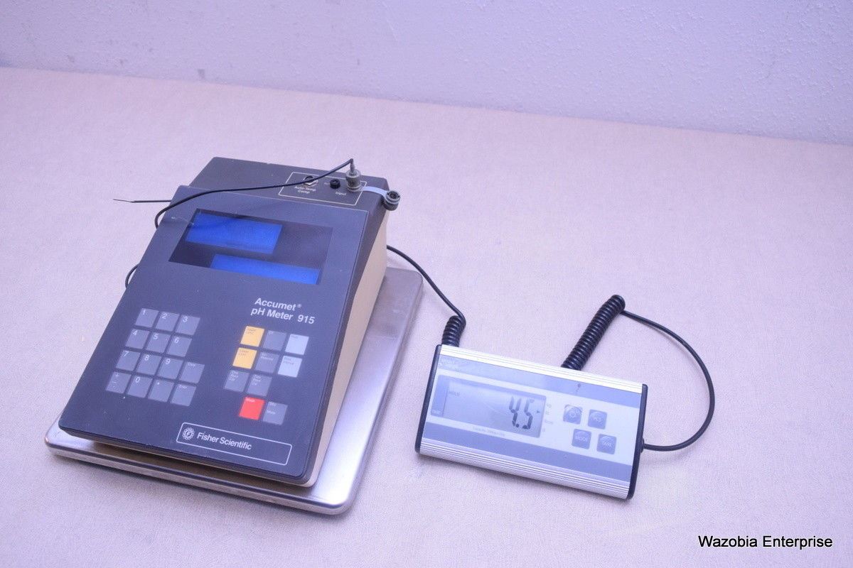 FISHER SCIENTIFIC ACCUMET PH METER MODEL 915