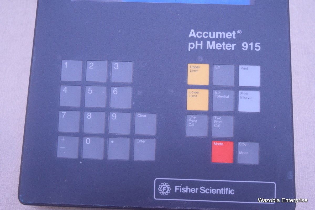 FISHER SCIENTIFIC ACCUMET PH METER MODEL 915