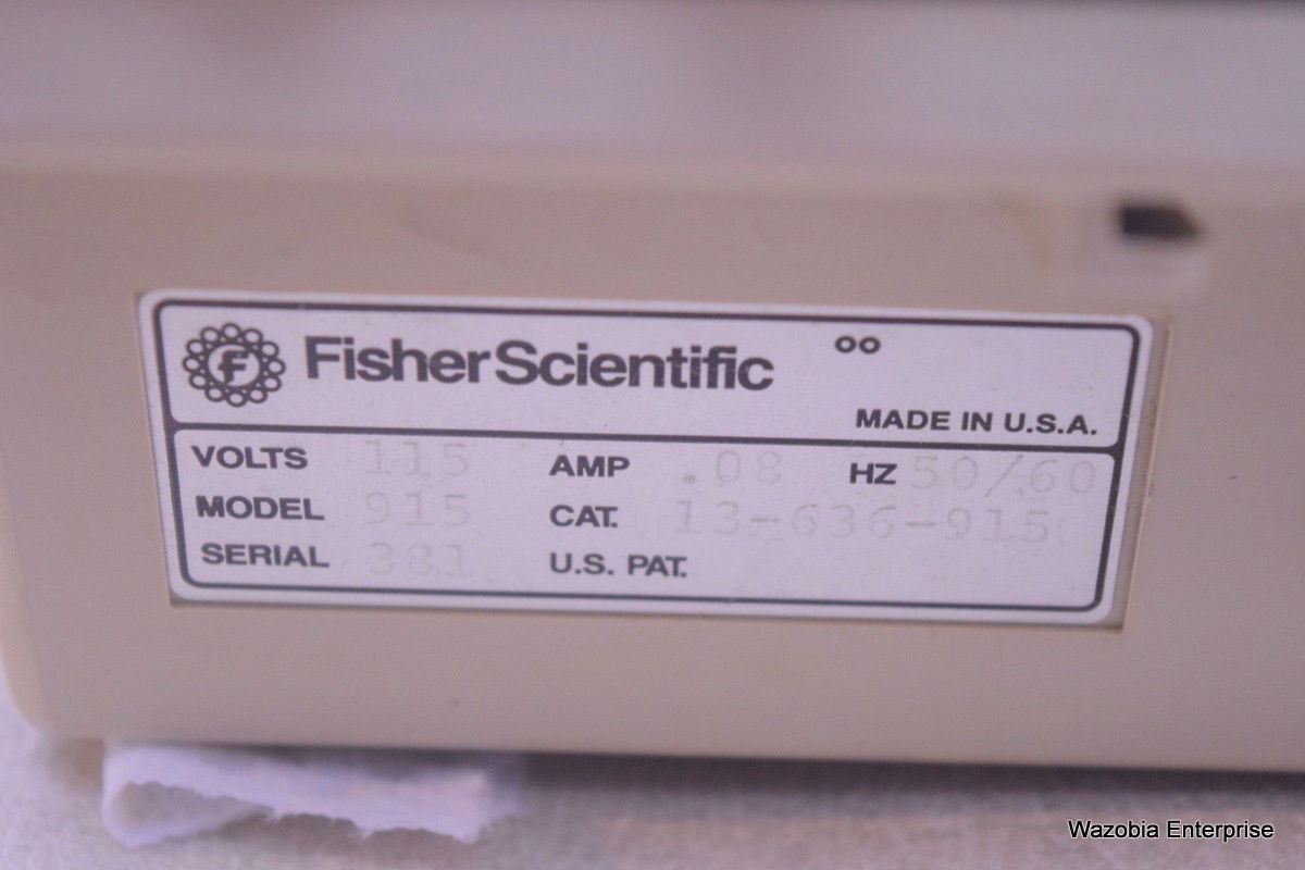 FISHER SCIENTIFIC ACCUMET PH METER MODEL 915