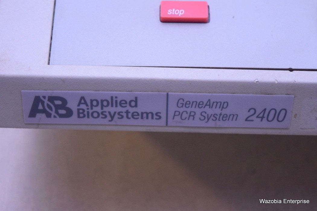 AB APPLIED BIOSYSTEM GENEAMP PCR SYSTEM 2400